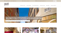 Desktop Screenshot of hotel-goliath.de